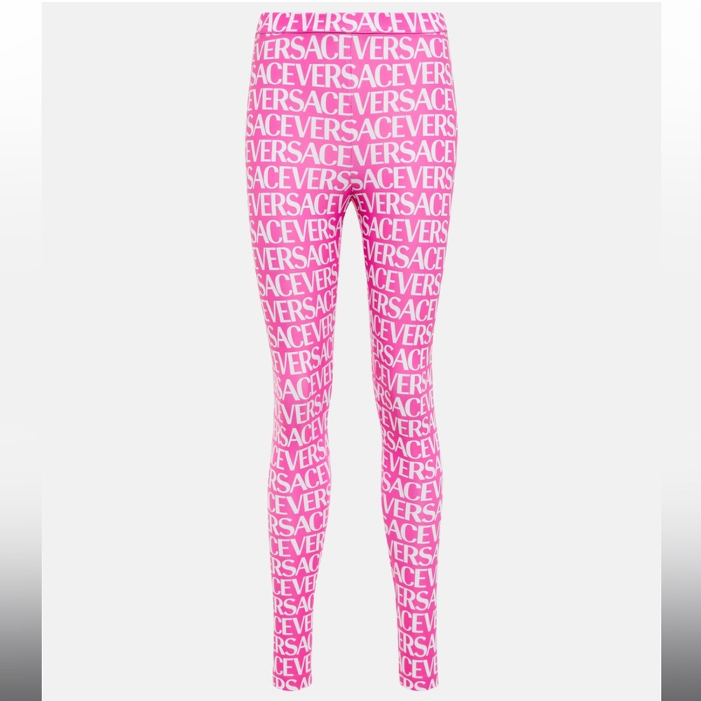 Versace logo leggings